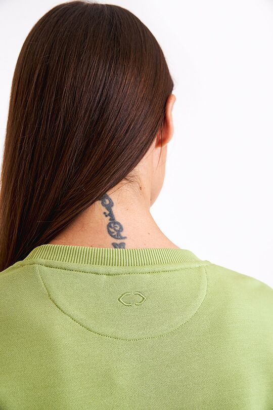 Retro style sweatshirt 5 | GREEN | Audimas