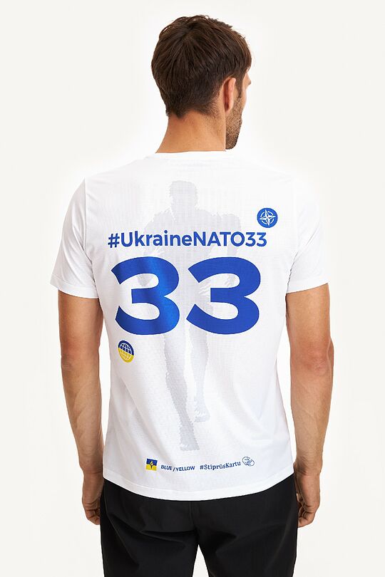 Short sleeves T-shirt Ukraine NATO 33 2 | WHITE | Audimas