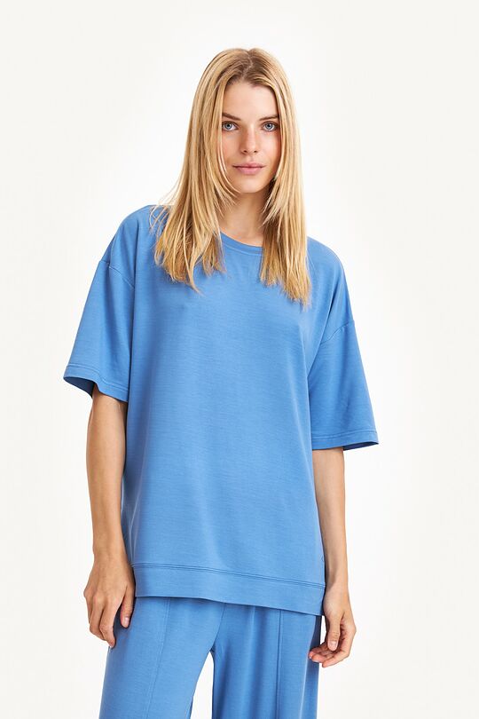 Loose fit modal T-shirt 1 | BLUE | Audimas