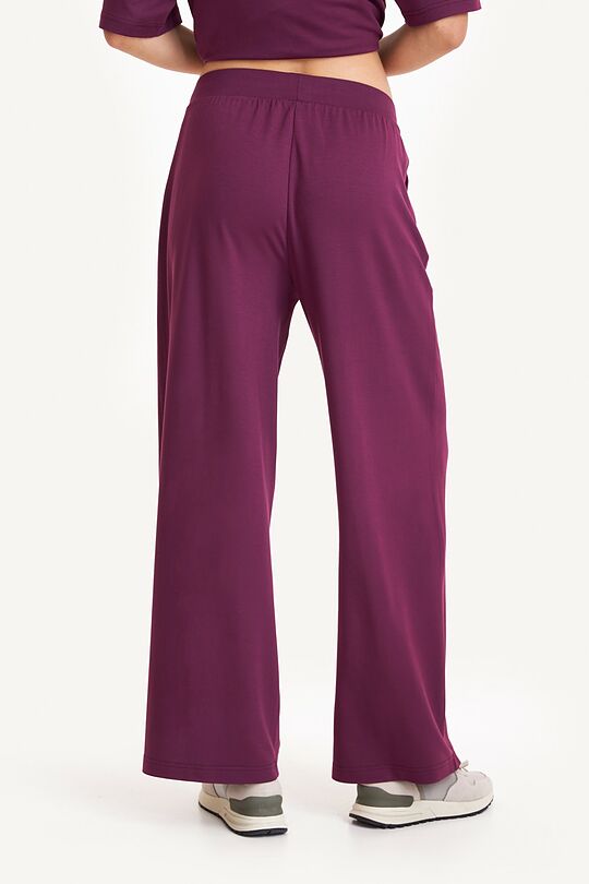 Wide leg modal sweatpants 3 | BURGUND | Audimas