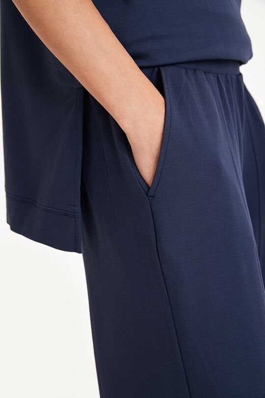 Wide leg modal sweatpants 5 | BLUE | Audimas