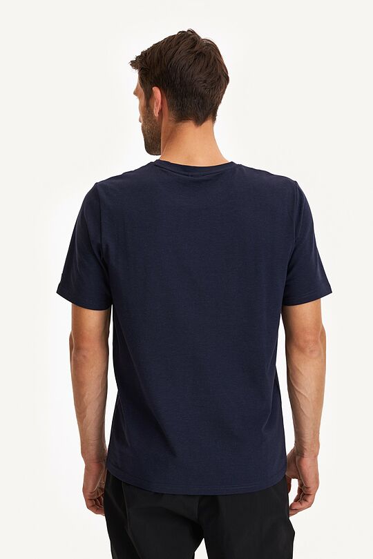 Textured short sleeve top 2 | BLUE | Audimas