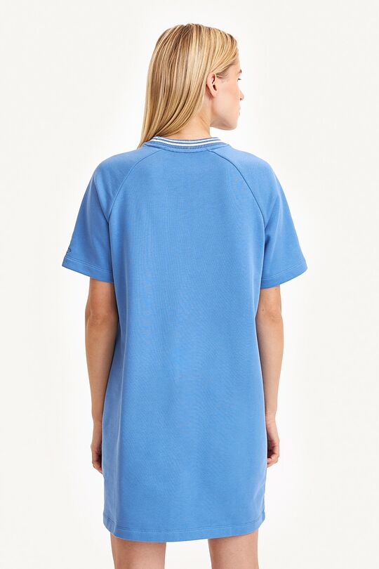 Organic cotton T-shirt dress 2 | BLUE | Audimas