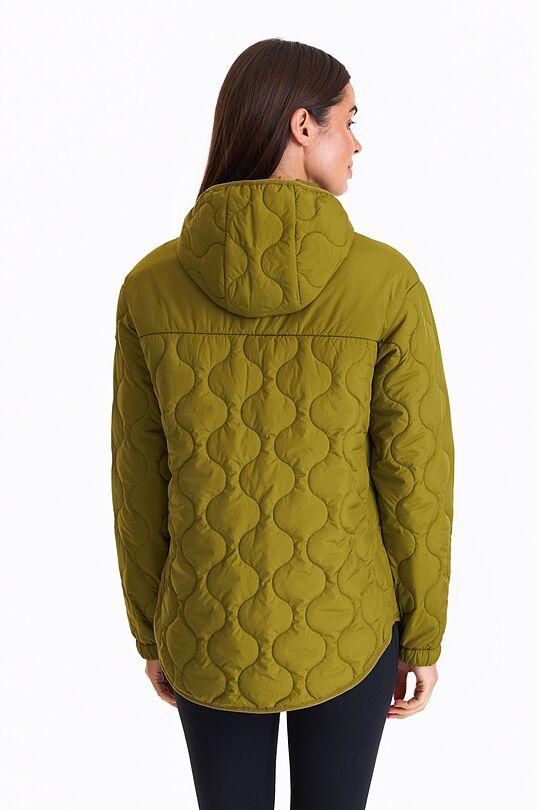 Short quilted transitional jacket 4 | GREEN | Audimas