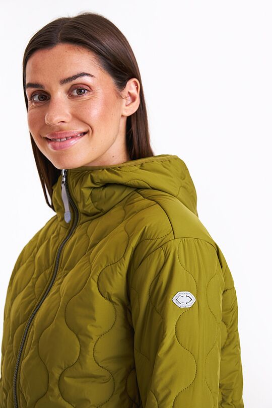 Short quilted transitional jacket 5 | GREEN | Audimas