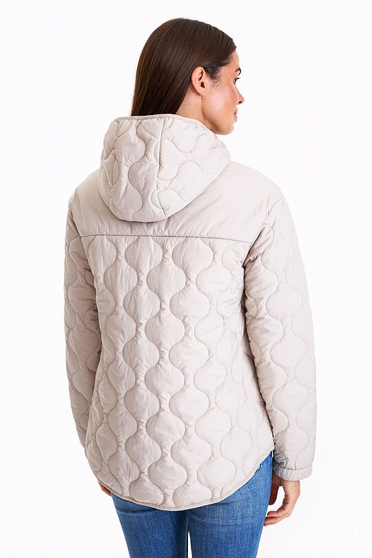 Short quilted transitional jacket 2 | Beige | Audimas
