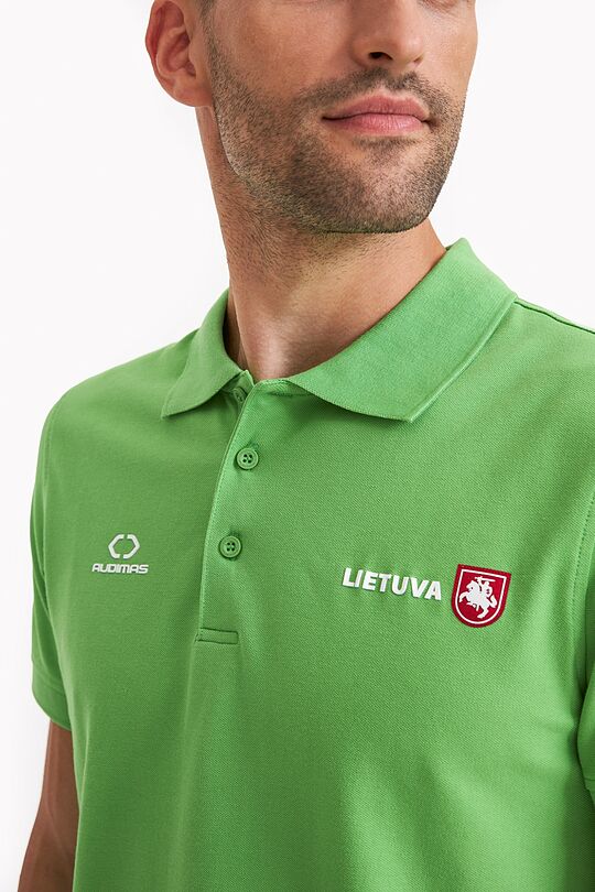 National Collection Polo T-shirt 3 | GREEN | Audimas