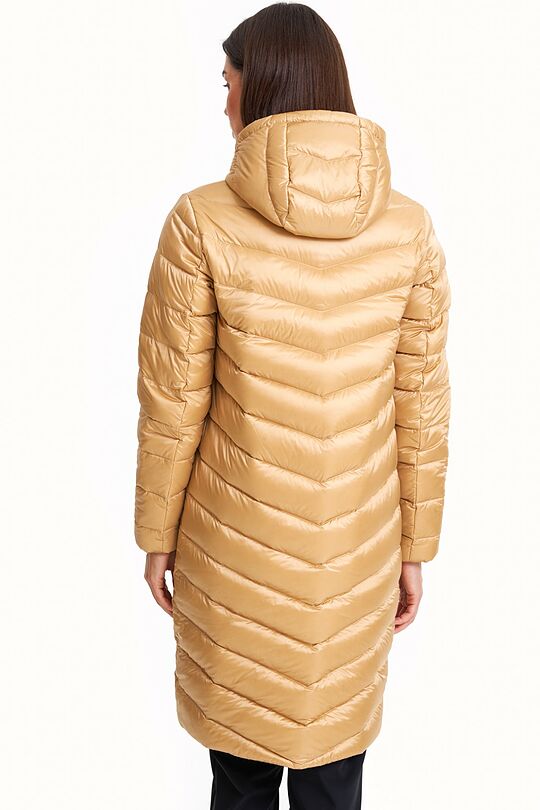 Coat with synthetic and down insulation 3 | BROWN | Audimas