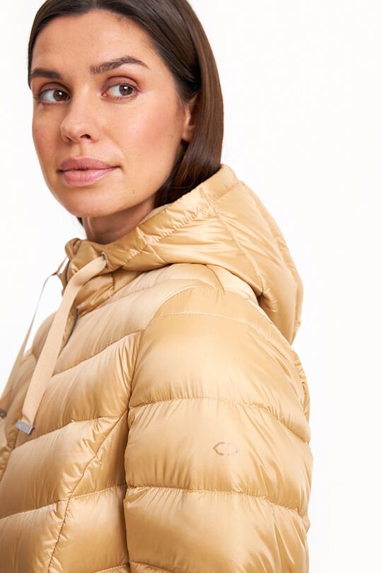 Coat with synthetic and down insulation 4 | BROWN | Audimas