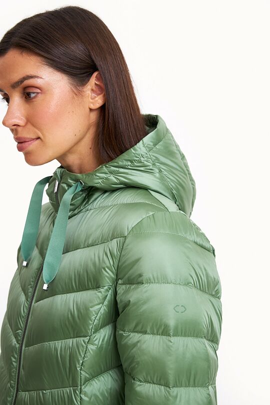 Coat with synthetic and down insulation 3 | GREEN | Audimas
