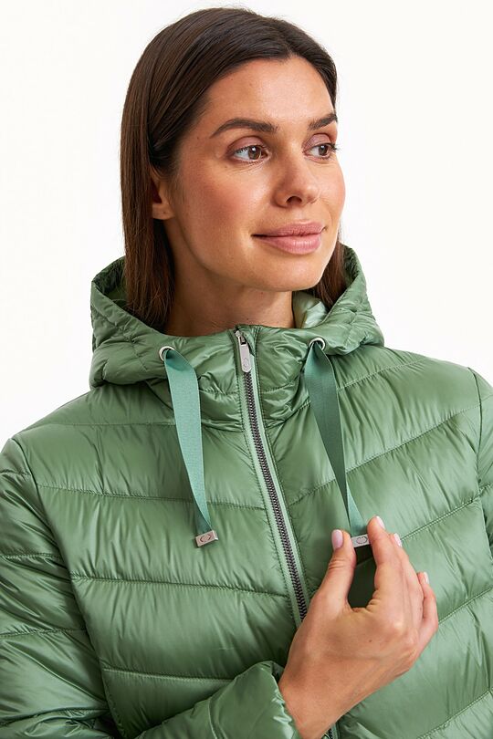 Coat with synthetic and down insulation 4 | GREEN | Audimas