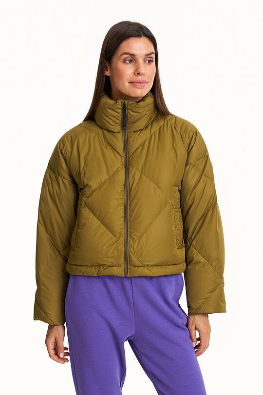 Short puffer down jacket 1 | GREEN | Audimas