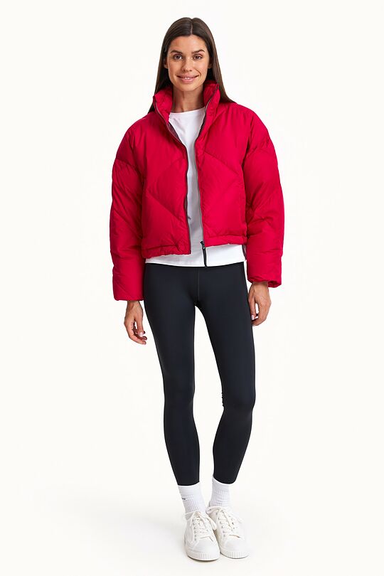 Short puffer down jacket 4 | RED | Audimas