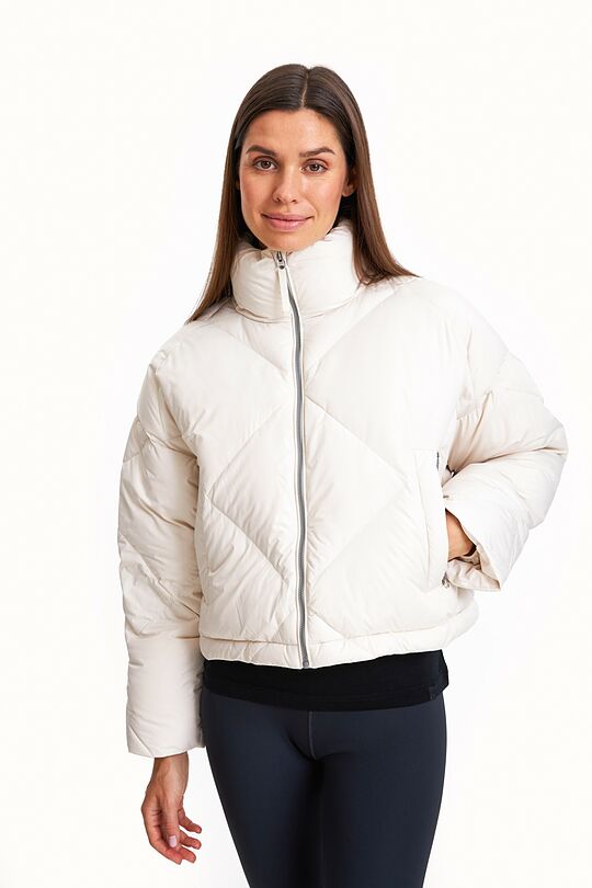 Short puffer down jacket 4 | Cream | Audimas