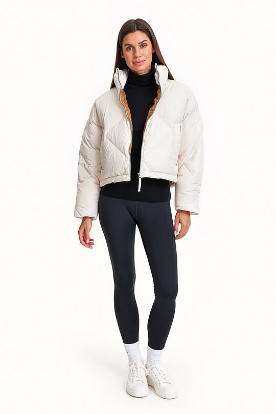 Short puffer down jacket 5 | Cream | Audimas