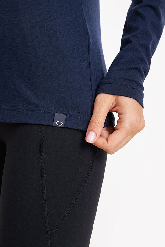 Merino wool long sleeve top 3 | BLUE | Audimas