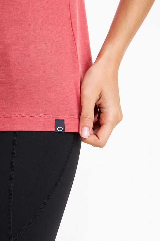 Merino wool short sleeve T-shirt 3 | RED | Audimas