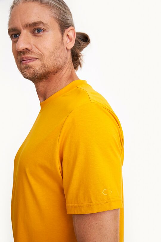 Lyocell short sleeve T-shirt 3 | ORANŽINĖ | Audimas