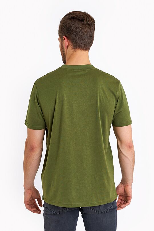 Lyocell short sleeve T-shirt 2 | GREEN | Audimas
