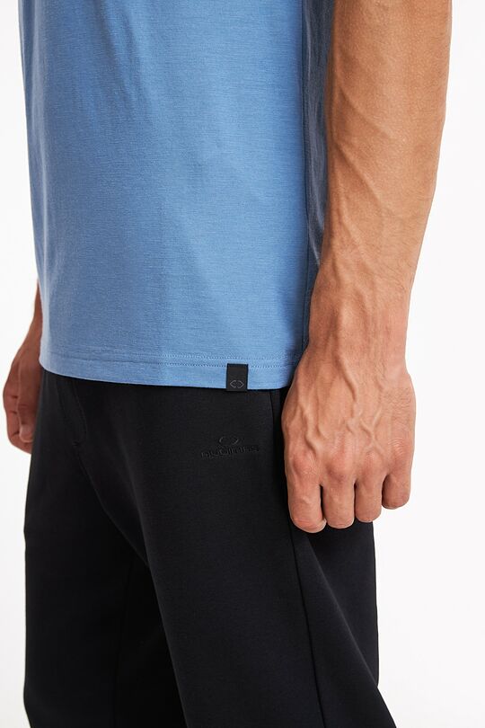 Fine merino wool short sleeve t-shirt 3 | BLUE | Audimas