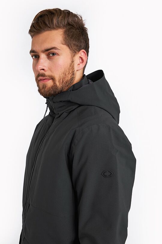 Long water repellent parka with 5000 membrane 3 | BLACK | Audimas