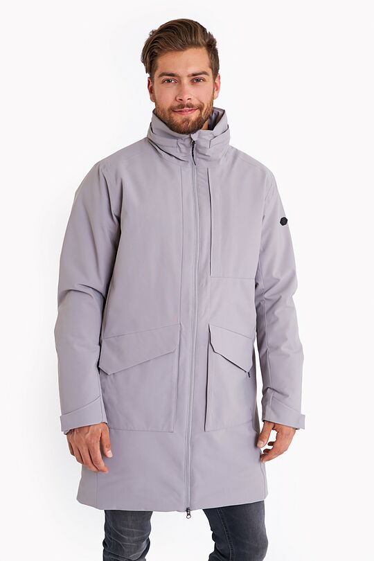 Long water repellent parka with 5000 membrane 7 | GREY | Audimas