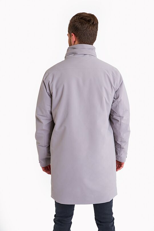 Long water repellent parka with 5000 membrane 8 | GREY | Audimas