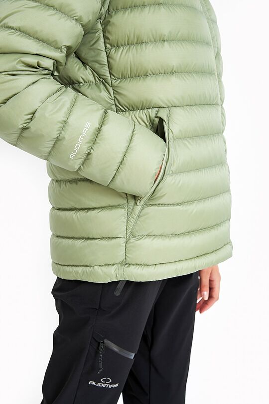 Outdoor light down jacket 6 | light green | Audimas