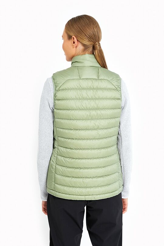 Outdoor light down vest 2 | light green | Audimas