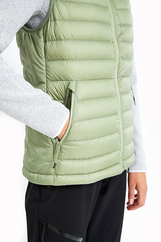 Outdoor light down vest 4 | GREEN | Audimas