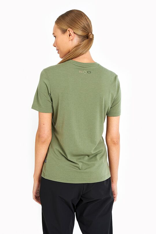Outdoor merino T-shirt with print 2 | GREEN | Audimas