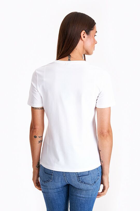Organic cotton short sleeve T-shirt 2 | WHITE | Audimas