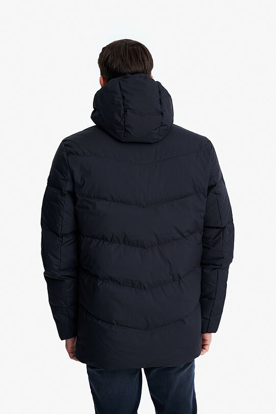 Down jacket with hood 2 | BLACK | Audimas