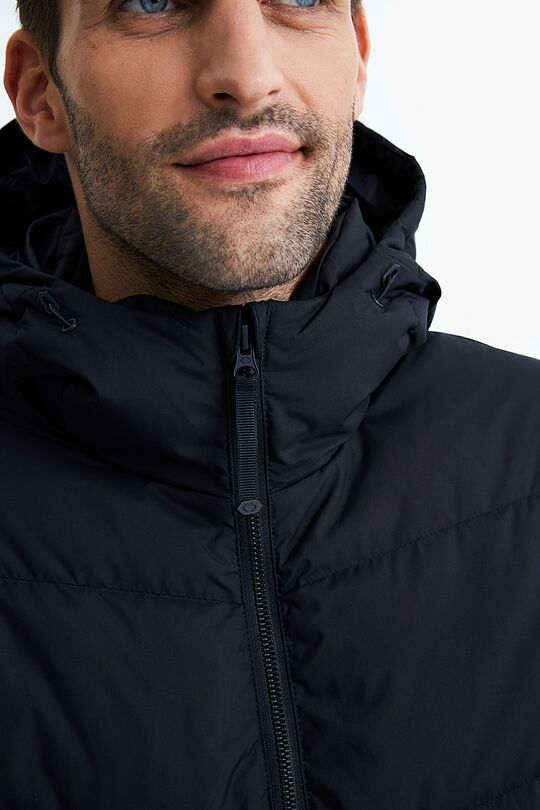 Down jacket with hood 4 | BLACK | Audimas