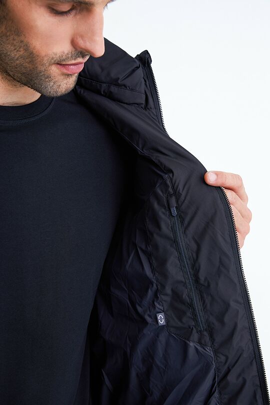 Down jacket with hood 8 | BLACK | Audimas