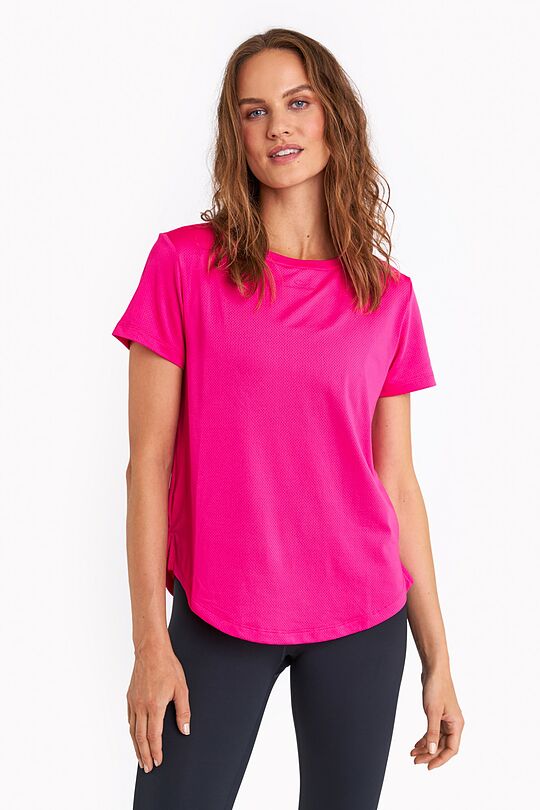 Short sleeve sports T-shirt 1 | PINK | Audimas