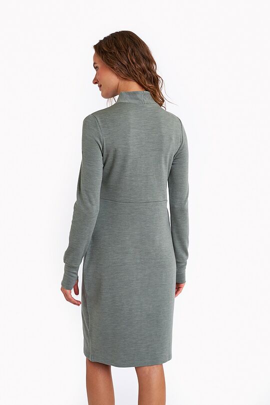 Merino wool dress 2 | GREEN | Audimas