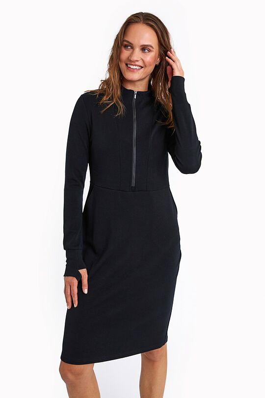 Merino wool dress 6 | BLACK | Audimas