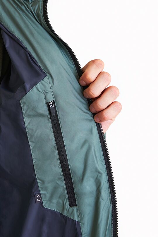 Down jacket with hood 5 | GREEN | Audimas