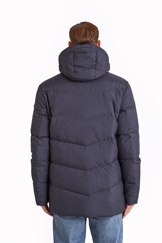 Down jacket with hood 2 | GREY | Audimas