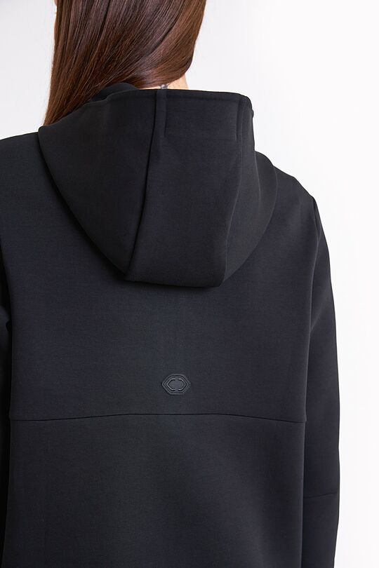 Long neoprene full-zip hoodie 3 | BLACK | Audimas