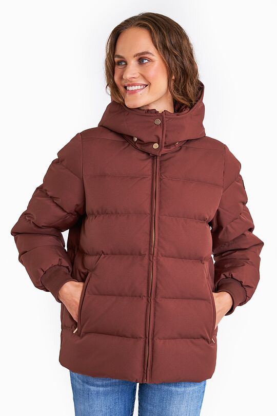 Down jacket with 10 000 membrane 1 | BROWN | Audimas