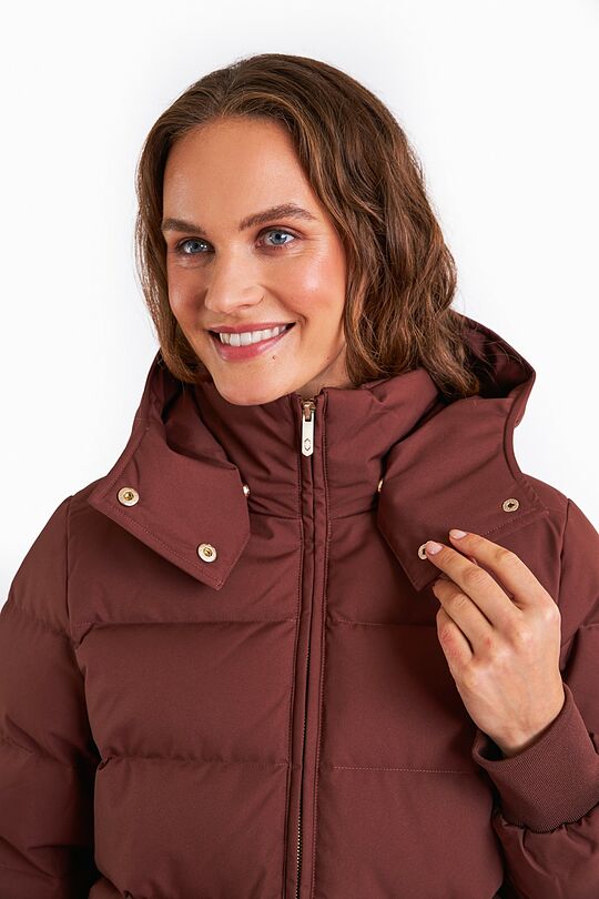 Down jacket with 10 000 membrane 4 | BROWN | Audimas