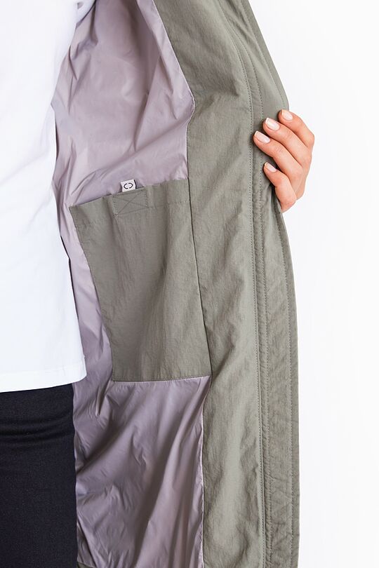 Down coat with cocooning hood 7 | GREEN | Audimas