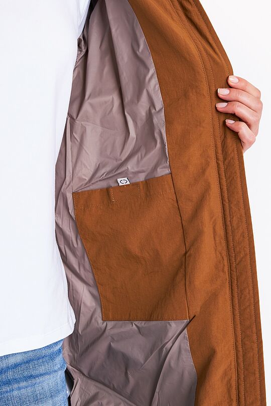 Down coat with cocooning hood 6 | BROWN | Audimas