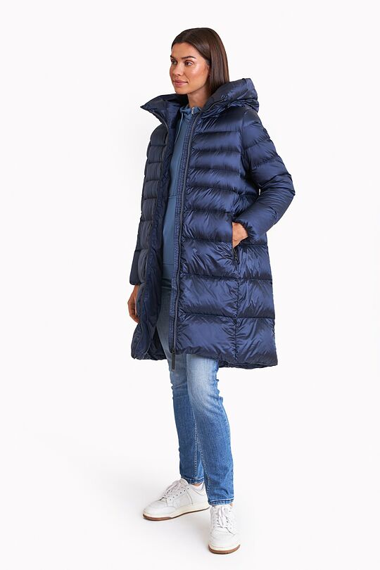 Down coat with cocooning hood 5 | BLUE | Audimas