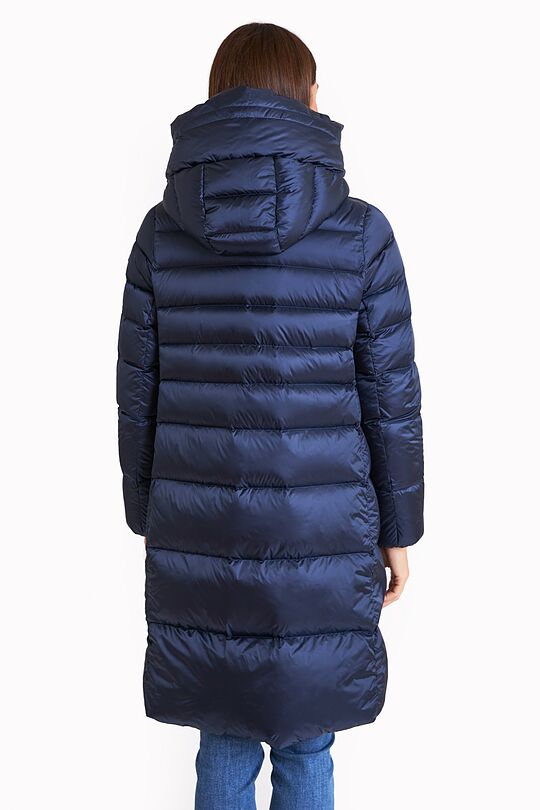 Down coat with cocooning hood 2 | BLUE | Audimas