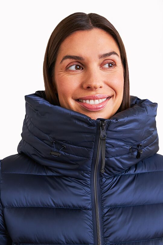 Down coat with cocooning hood 4 | BLUE | Audimas