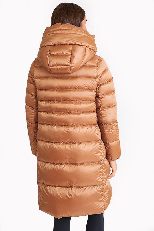 Down coat with cocooning hood 2 | BROWN | Audimas