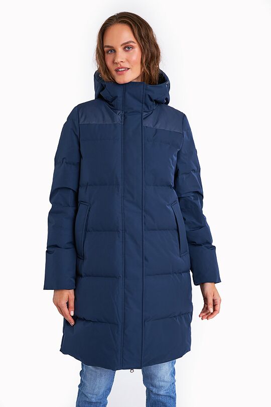 Down coat with light protection from the rain 1 | BLUE | Audimas
